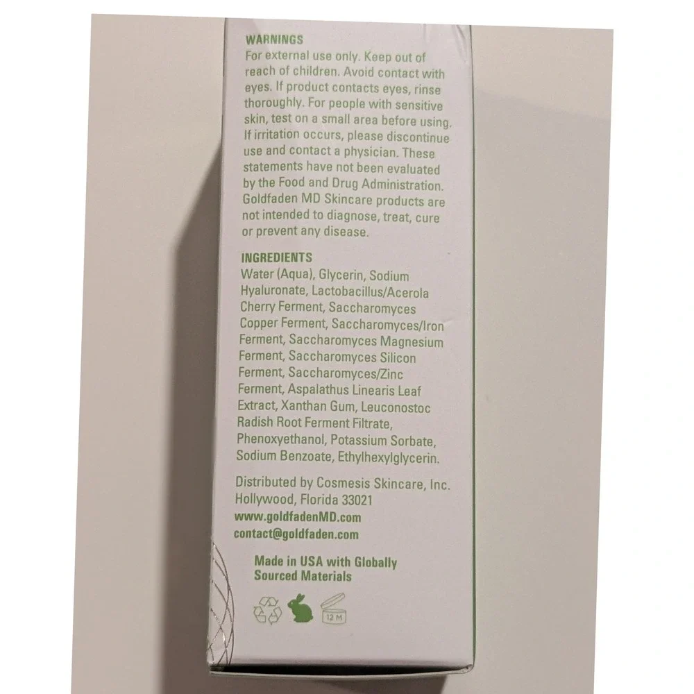 Goldfaden MD Radical Difference Advanced Antioxidant Serum 1oz 30ml New in Box